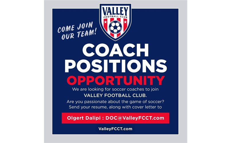 VALLEY FC COACHING OPPORTUNITY